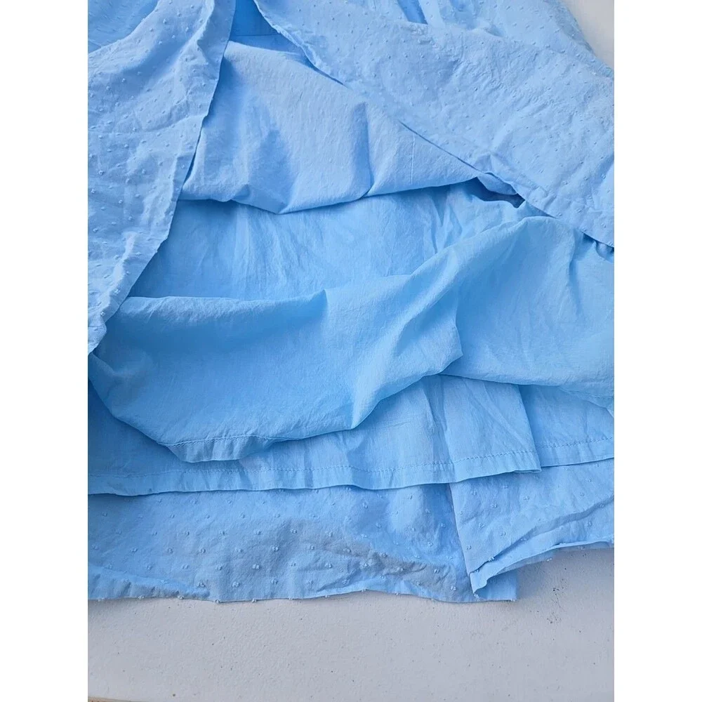 Lake Lolly Dress in Morning Blue Swiss Dot Size XS Midi length - Picture 9 of 9